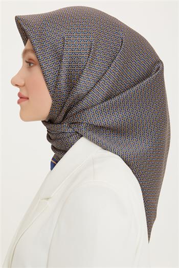 Armine İpek Eşarp Nostalji - 8733-34 Lacivert Twill