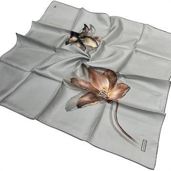 Armine İpek Eşarp Nostalji - 8737-31 Gri Twill