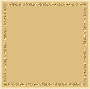 Armine İpek Eşarp Nostalji - 8765-12 Gold Twill