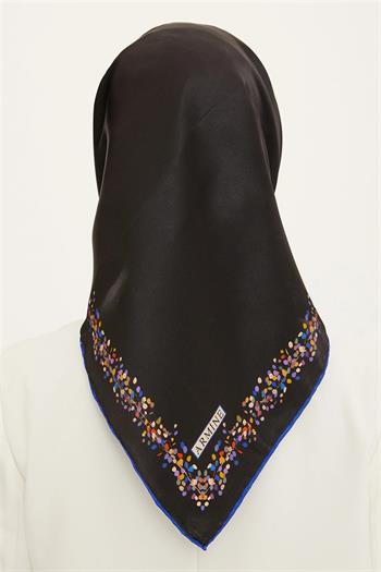 Armine İpek Eşarp Nostalji - 8765-31 Siyah Sura