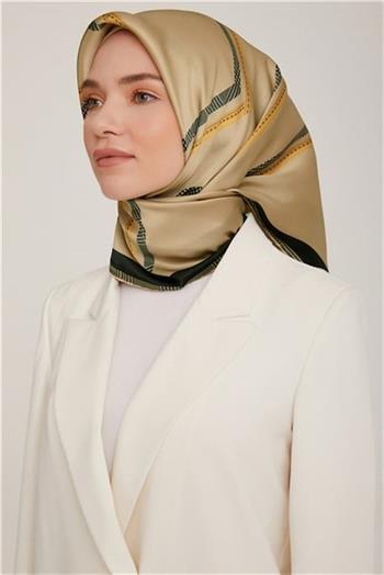 Armine İpek Eşarp Nostalji - 8833-50 Vizon Twill