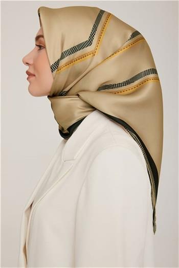 Armine İpek Eşarp Nostalji - 8833-50 Vizon Twill