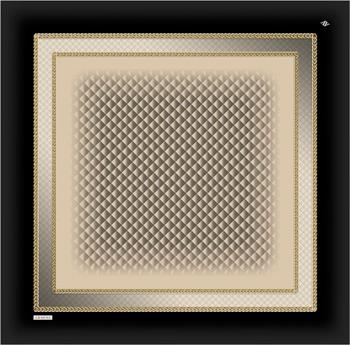 Armine İpek Eşarp Nostalji - 8834-54 Siyah Bej Twill