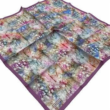 Armine İpek Eşarp Nostalji - 8922-08 Mor Twill