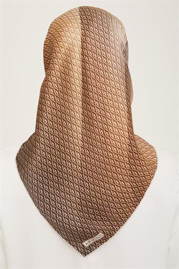 Armine İpek Eşarp Nostalji - 9104-81 Camel Twill