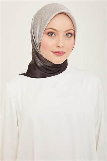 Armine İpek Eşarp Nostalji - 9111-03 Koyu Gri Twill