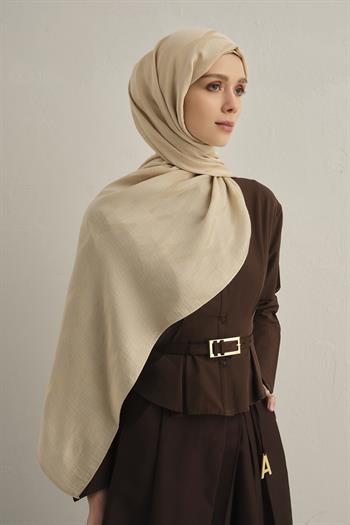 Armine Lyocell Şal - 1 - Bej 64