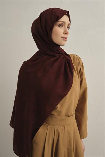 Armine Lyocell Şal - 1 - Bordo 32