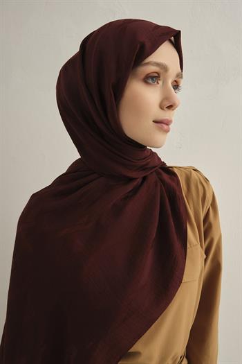 Armine Lyocell Şal - 1 - Bordo 32