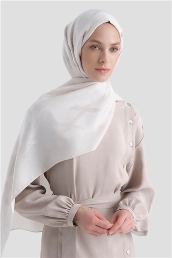 Armine Lyocell Şal - 1 - Kırık Beyaz 58