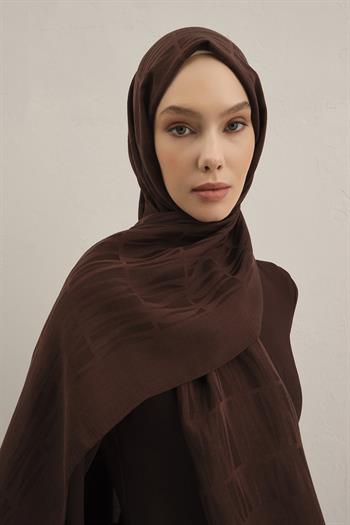 Armine Lyocell Şal - 3 - Acı Kahve 10