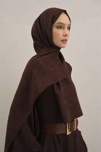 Armine Lyocell Şal - 3 - Acı Kahve 10