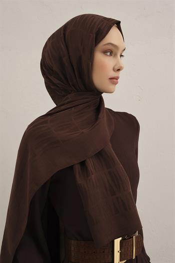 Armine Lyocell Şal - 3 - Acı Kahve 10