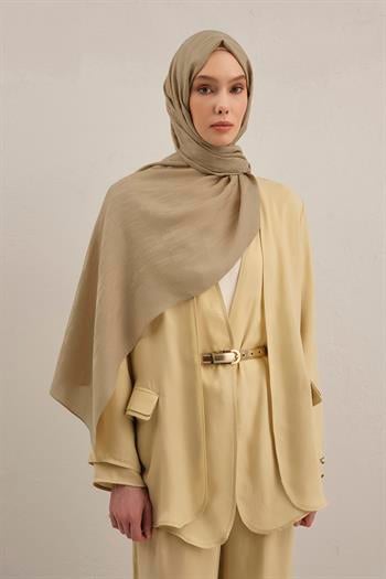 Armine Lyocell Şal - 3 - Bej 64