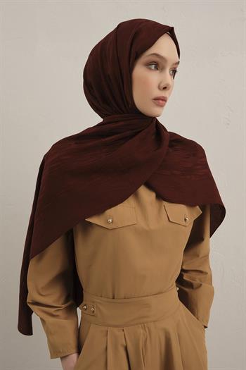 Armine Lyocell Şal - 3 - Bordo 32