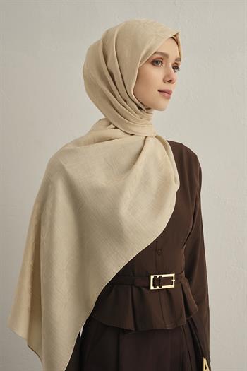 Armine Lyocell Şal - 6 - Bej 64