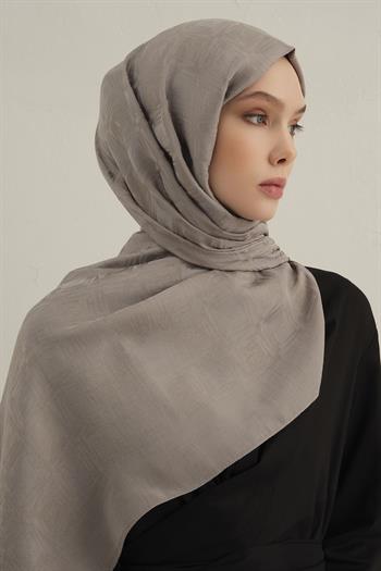 Armine Lyocell Şal - 6 - Gri 20