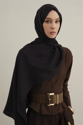 Armine Lyocell Şal - 6 - Koyu Lacivert 03