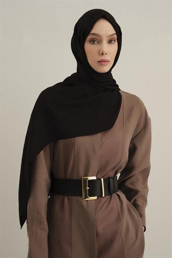 Armine Lyocell Şal - 6 - Siyah 01