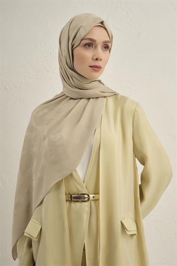 Armine Lyocell Viscon Şal - Dalga Desenli 1 - Koyu Taş 17