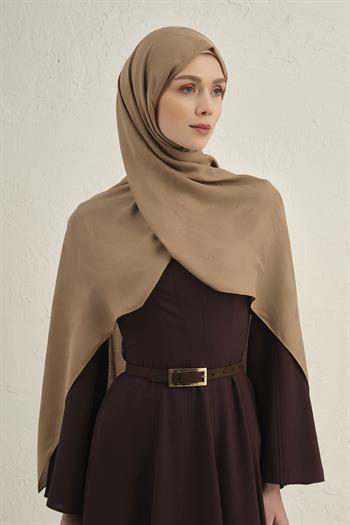 Armine Lyocell Viscon Şal - Dalga Desenli 1 - Kahve 11