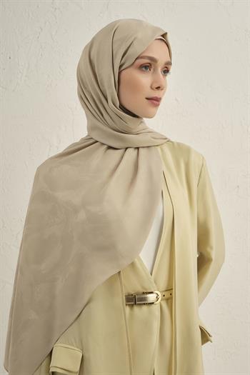 Armine Lyocell Viscon Şal - Dalga Desenli 1 - Koyu Taş 17