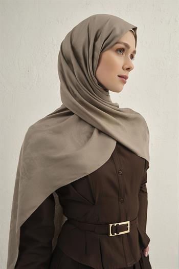 Armine Lyocell Viscon Şal - Dalga Desenli 1 - Soft Taş 76