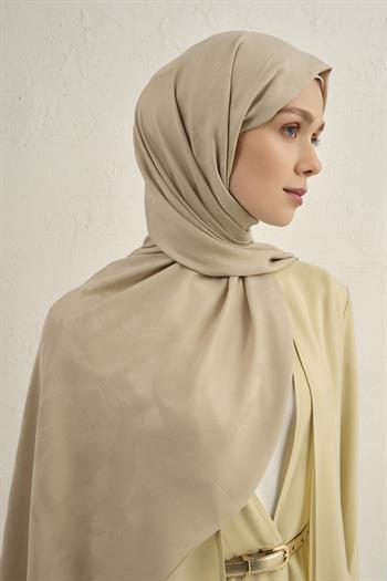 Armine Lyocell Viscon Şal - Dalga Desenli 1 - Koyu Taş 17