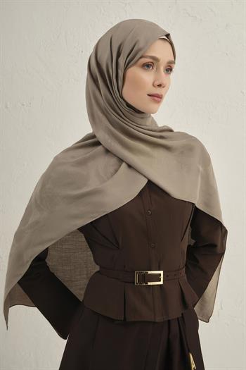 Armine Lyocell Viscon Şal - Dalga Desenli 1 - Soft Taş 76
