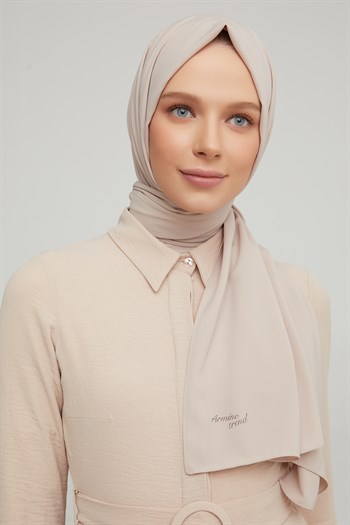 Armine Medine İpeği Şal - Bej 1038