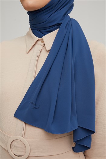 Armine Medine İpeği Şal - İndigo 1003