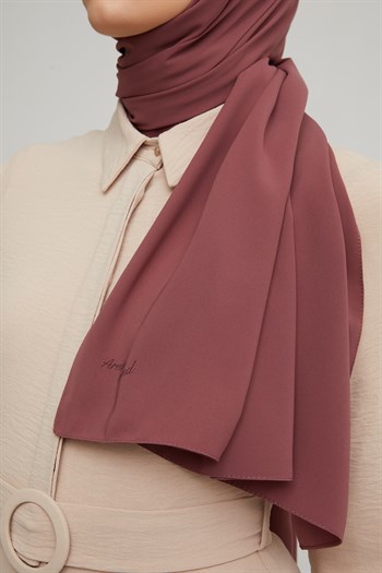 Armine Medine İpeği Şal - Koyu Rose 1024