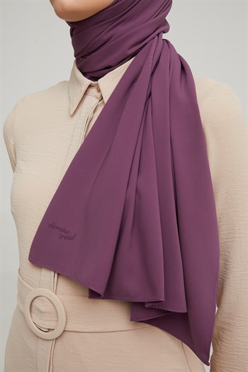 Armine Medine İpeği Şal - Mor 1026