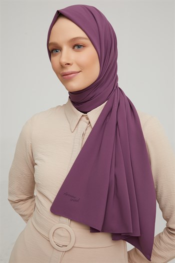 Armine Medine İpeği Şal - Mor 1026