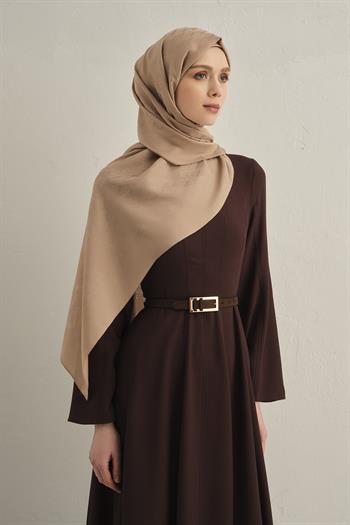 Armine Pamora Şal - Monogram Desenli 3 - Bej 05