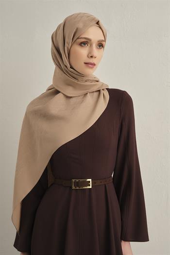 Armine Pamora Şal - Monogram Desenli 3 - Bej 05