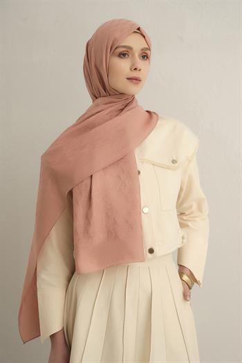 Armine Pamora Şal - Monogram Desenli 3 - Pembe 37