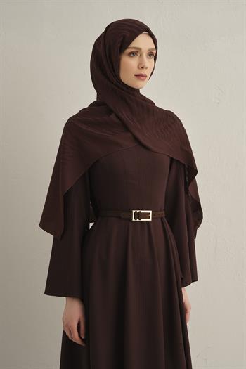 Armine Pamora Şal - Zebra Desenli 1 - Acı Kahve 10