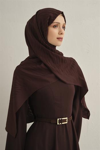 Armine Pamora Şal - Zebra Desenli 1 - Acı Kahve 10