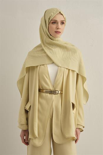 Armine Pamora Şal - Zebra Desenli 1 - Çağla 51