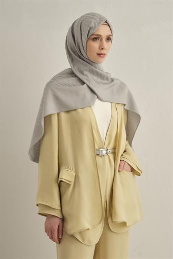 Armine Pamora Şal - Zebra Desenli 1 - Gri 20