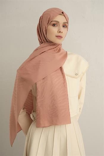 Armine Pamora Şal - Zebra Desenli 1 - Pembe 37