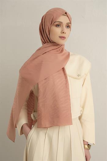 Armine Pamora Şal - Zebra Desenli 1 - Pembe 37