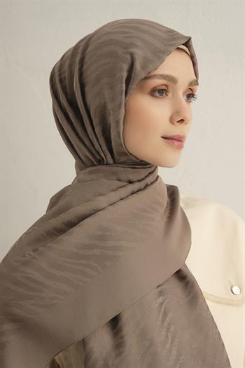 Armine Pamora Şal - Zebra Desenli 1 - Taş 07