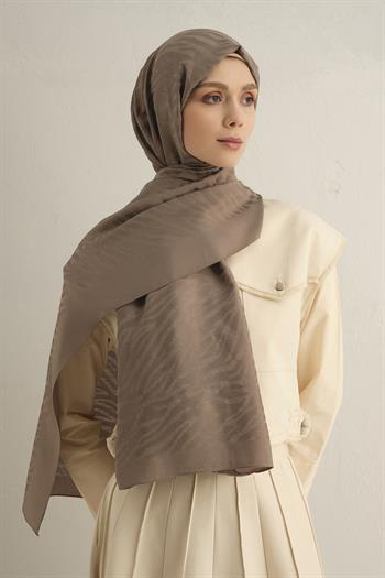 Armine Pamora Şal - Zebra Desenli 1 - Taş 07