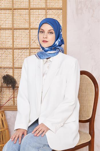 Armine Sport Twill Eşarp - 8532-105 İndigo