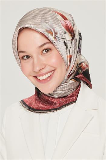 Armine Sport Twill Eşarp - 8532-36 Kırmızı