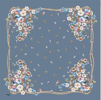 Armine Sport Twill Eşarp - 8533-32 İndigo