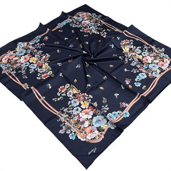 Armine Sport Twill Eşarp - 8533-34 Lacivert