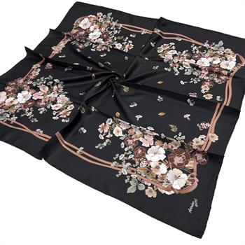 Armine Sport Twill Eşarp - 8533-91 Siyah Karamel